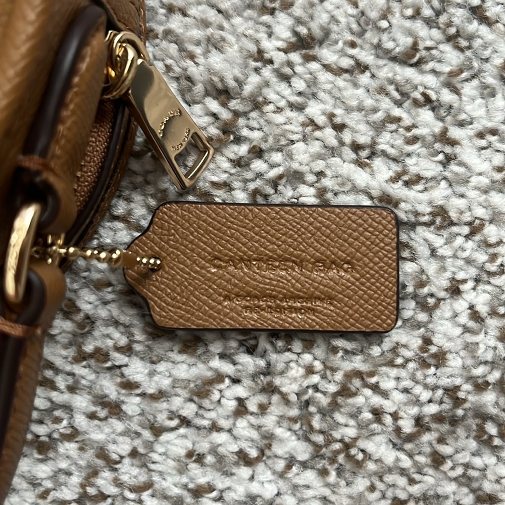 Coach Tan Canteen Crossbody Purse - Picture 9 of 13